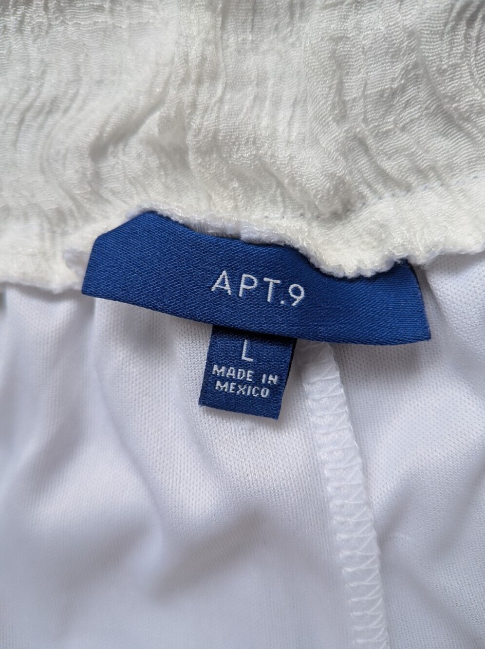 Apt. 9 Wide Leg White Gauze Pants Women's Large - Picture 8 of 11